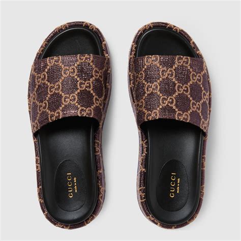 slide on gucci shoes|Gucci slides shoes designer.